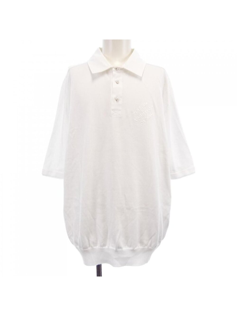 Louis Vuitton Embroidered Short Sleeve Cotton Blend Polo